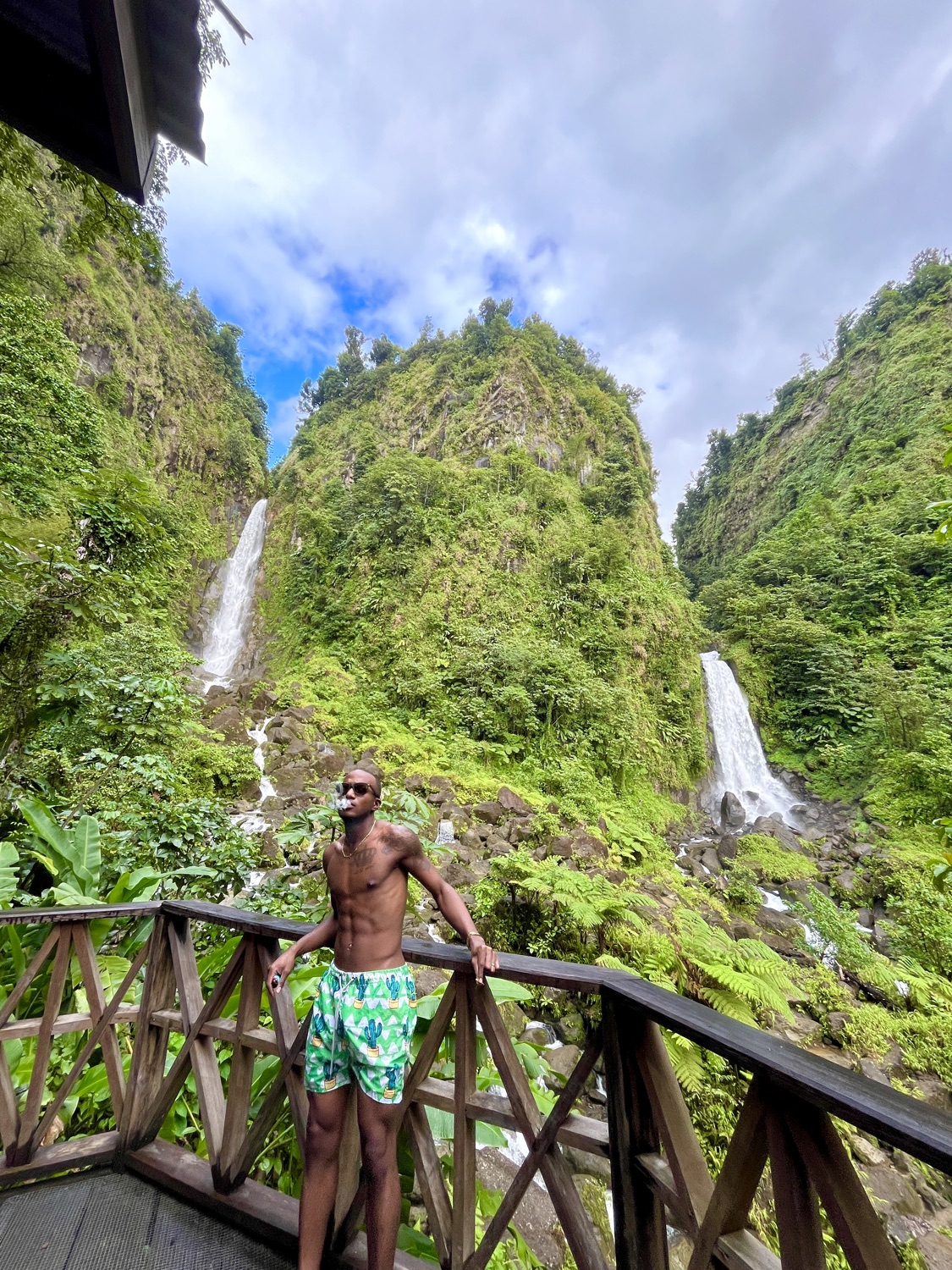 Dominica's Trafalgar Falls