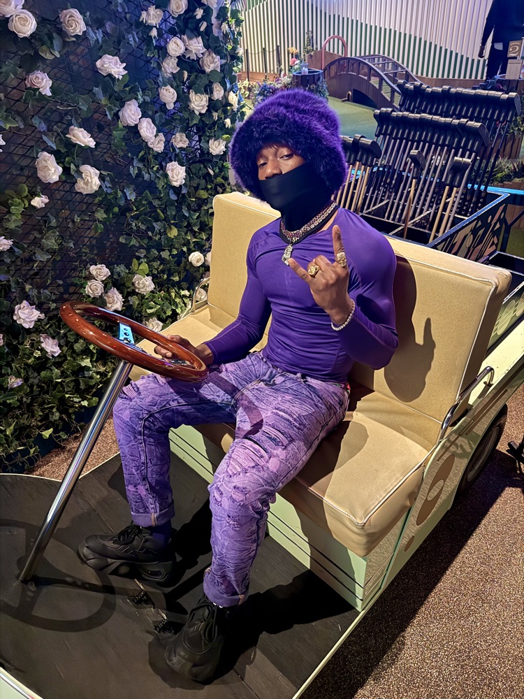 Dan G in full purple