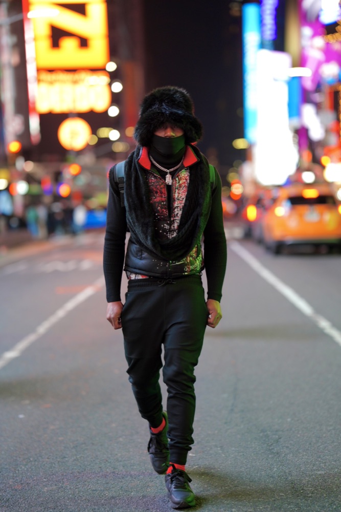 Dan G at night in the city