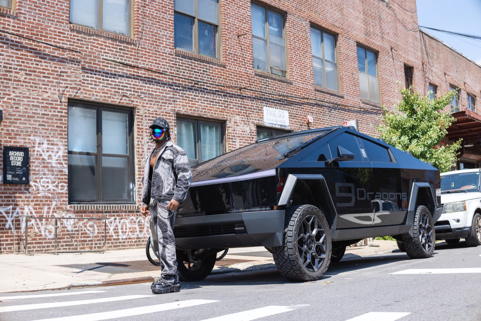 Dan G with the Cybertruck in Brooklyn